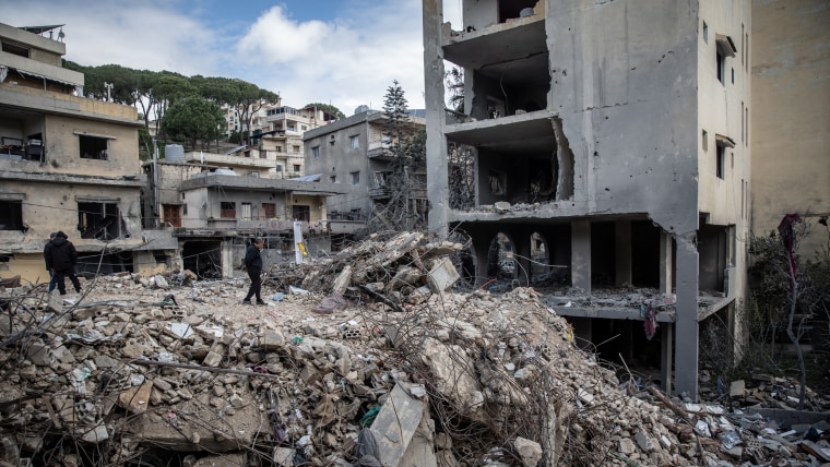 The site of an airstrike on a pharmacy where dozens of