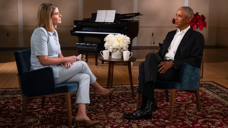 Former President Barack Obama sits down with NBC's Jenna Bush Hager.