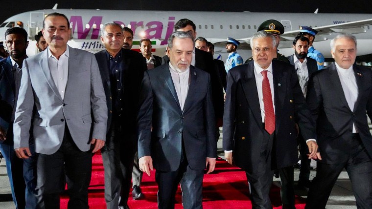 Iranian Foreign Minister Abbas Araghchi in Islamabad