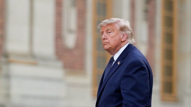 French President Macron Hosts US President Trump At Versailles Palace Dinner