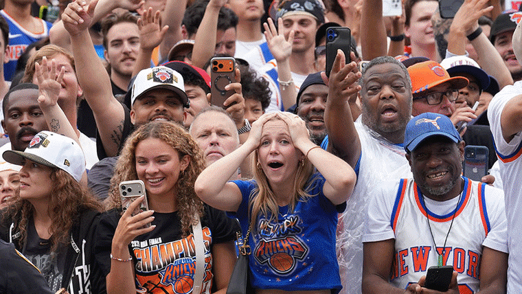 Knicks parade