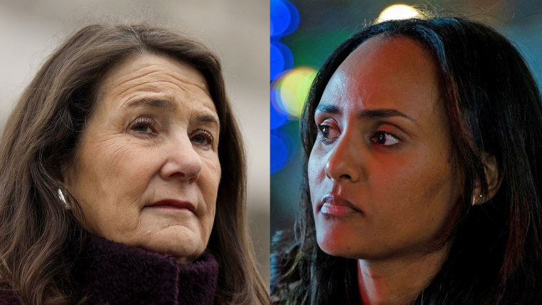 Rep. Diana DeGette, D-Colo., and her challenger, Melat Kiros,