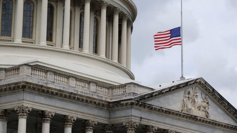 U.S. Capitol Flag At Half-Staff