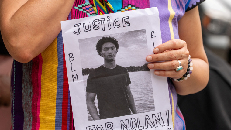 Press conference in Manhattan regarding the death of Nolan Xavier Wells