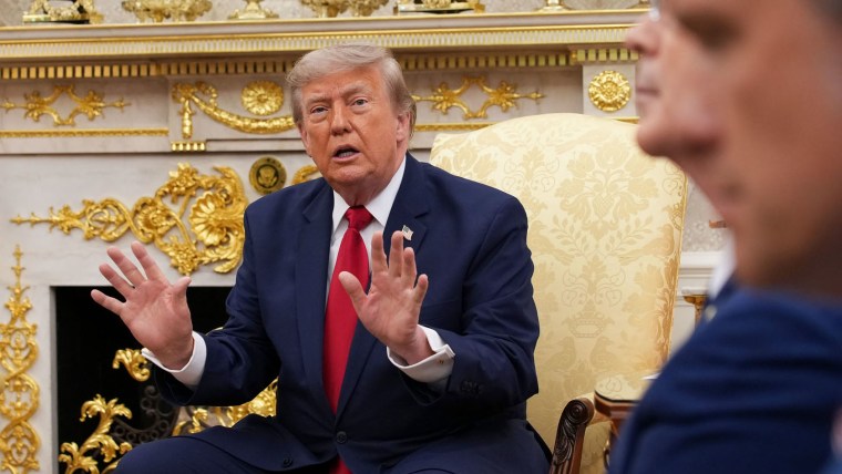 President Trump Meets With Iraq's Prime Minister Ali Al-Zaidi At The White House
