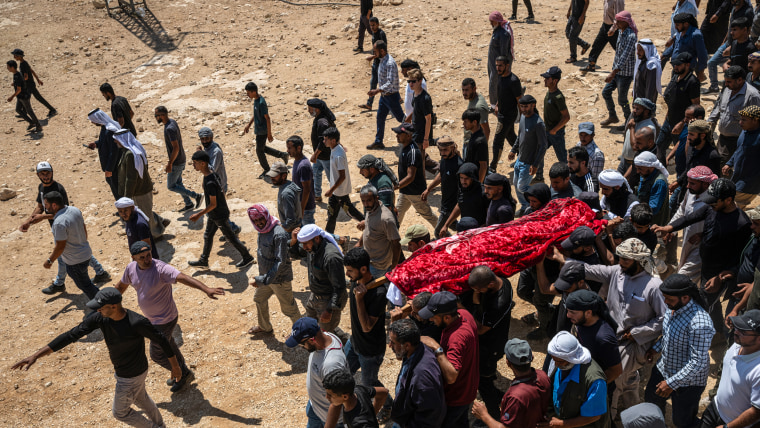 Funeral Held For Awdah Hathaleen, Palestinian Activist Killed By West Bank Settler