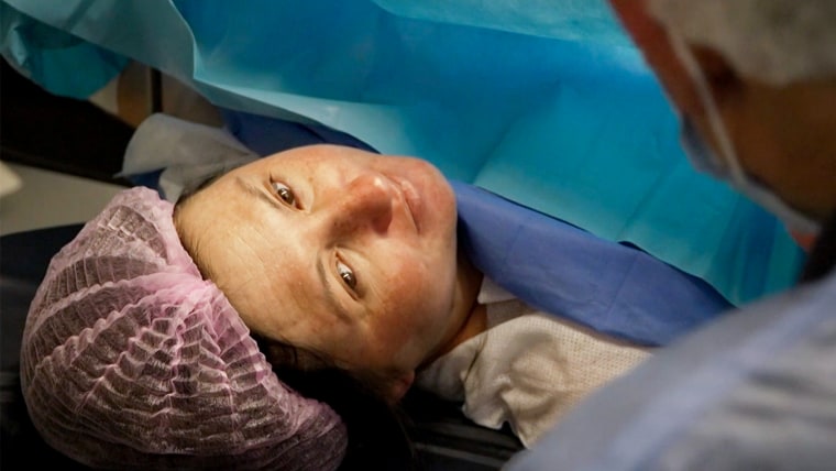 Ukrainian mother gives birth in underground hospital