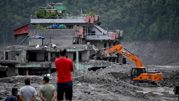 Rescue efforts continue in Nepal after flash floods.