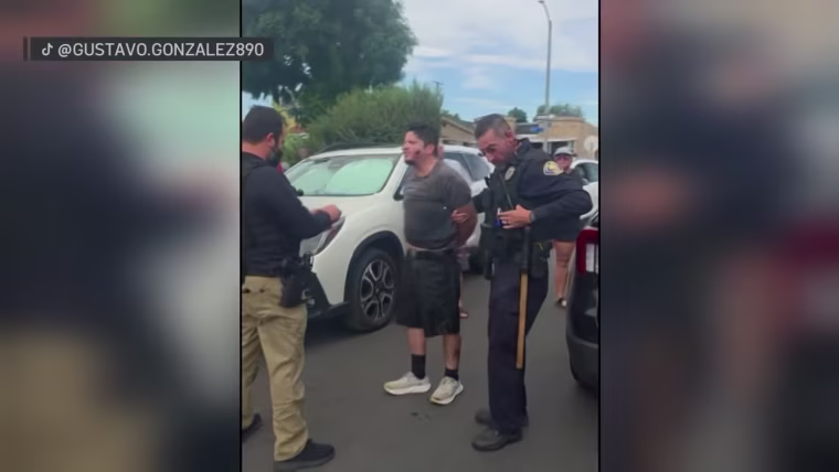 Il video degli agenti dell’ICE che arrestano un uomo californiano attira critiche