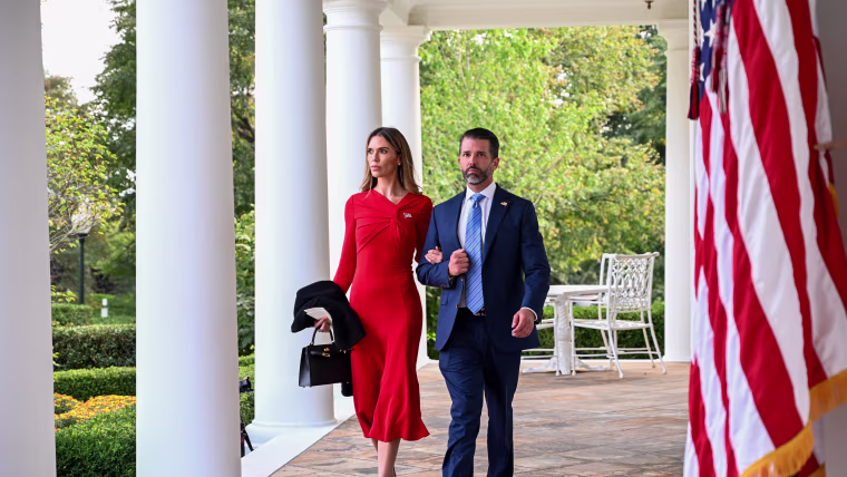 Donald Trump Jr., and Bettina Anderson
