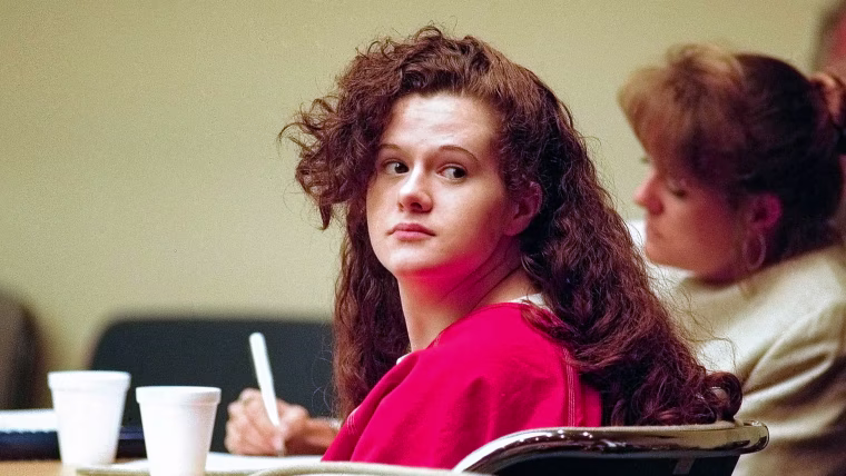 Christa Pike in court in 2001. 