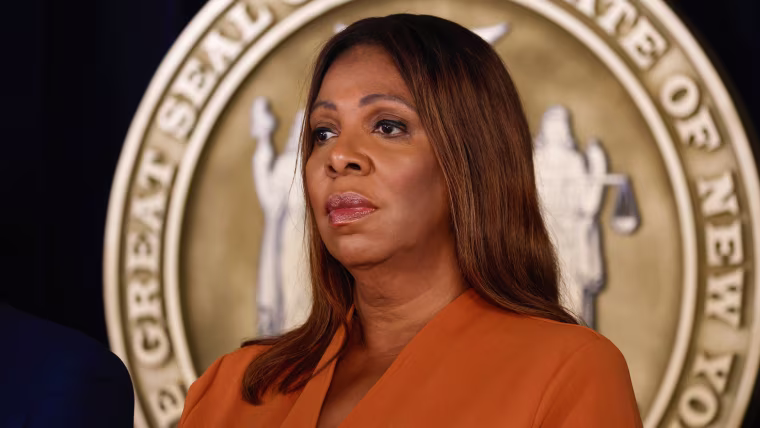 Letitia James, New York's attorney general.