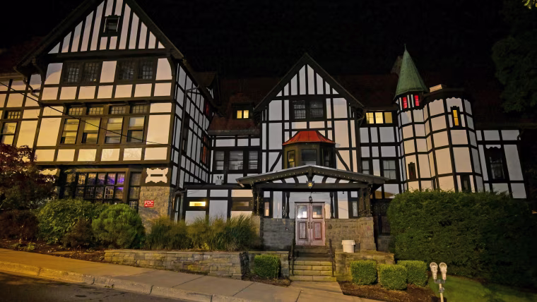 The Chi Phi fraternity near the Cornell University campus in Ithaca, N.Y.