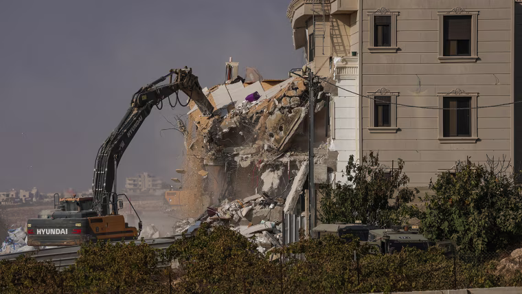 Israelis demolish houses in the West Bank