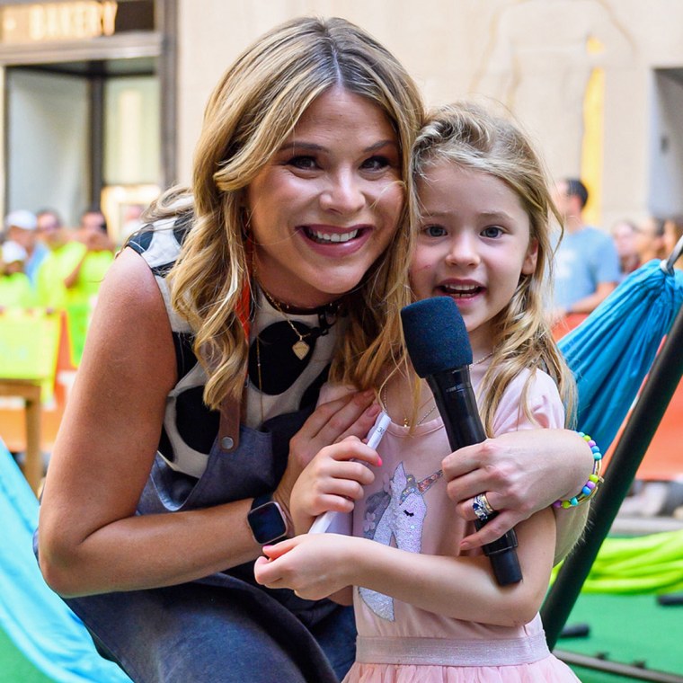 Jenna Bush Hager and daughter Mila on Thursday, July 11, 2019.
