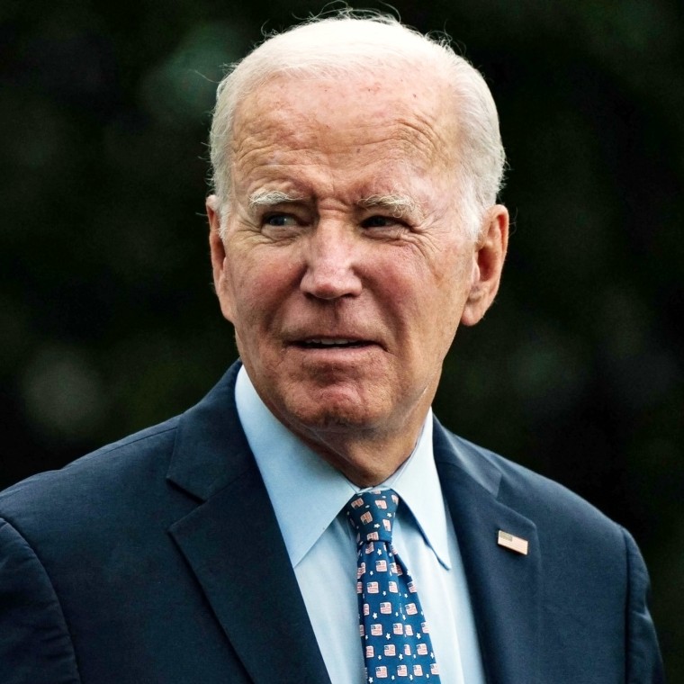 President Joe Biden walks to board Marine One as he departs the White House on Sept. 17, 2023.