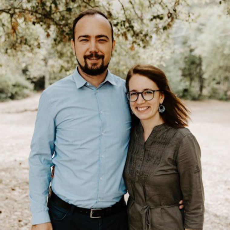 Ryan and Anna Corbett in Puget-sur-Argens, France, in September 2021.