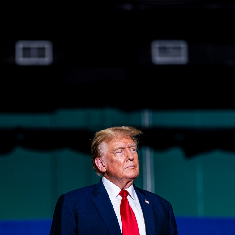 Former U.S. President Donald Trump in Greensboro, N.C. on March 2, 2024.