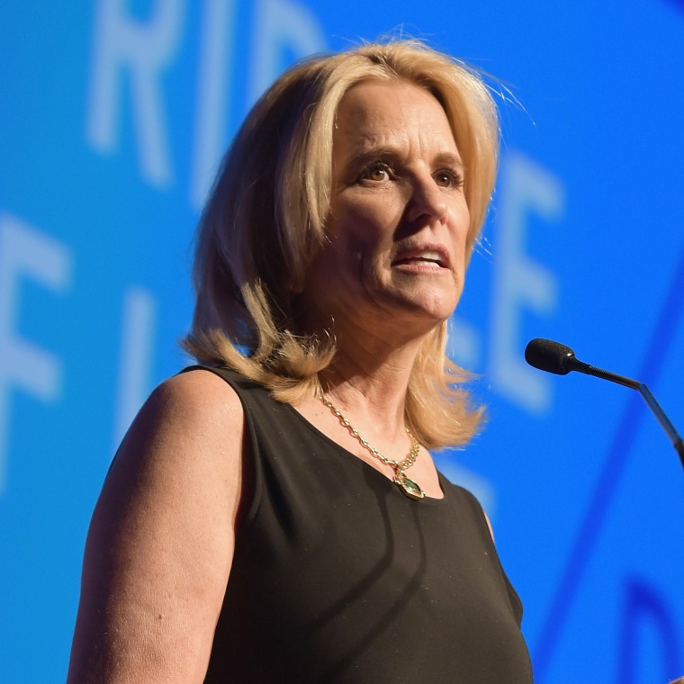 Kerry Kennedy speaks at the Robert F. Kennedy Human Rights Hosts Annual Ripple Of Hope Awards Dinner in 2017.