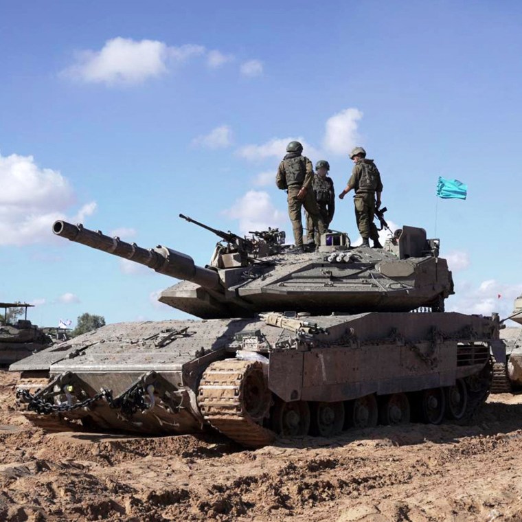 Israeli soldiers in Rafah