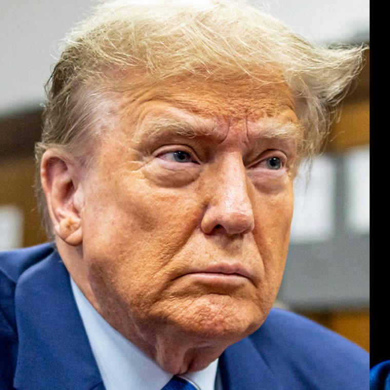 A split composite of Donald Trump and Elon Musk.