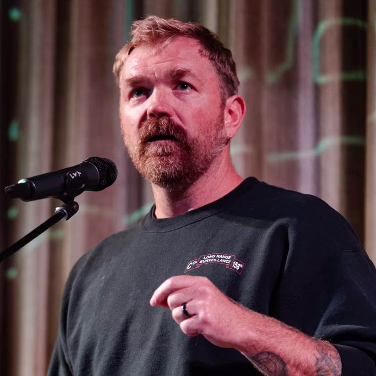 Maine Senatorial Candidate Graham Platner Speaks To Voters During Town Hall
