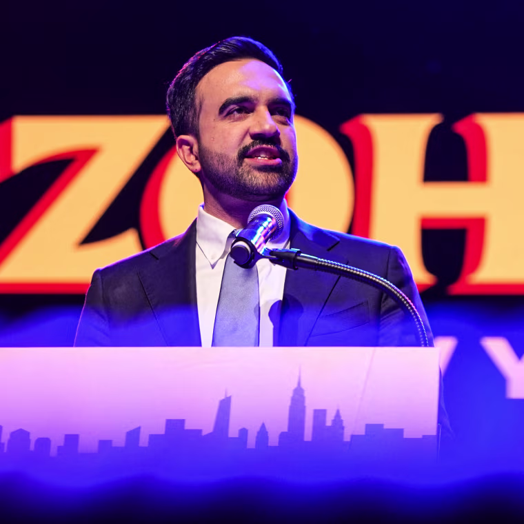 Image: New York City Mayoral candidate Zohran Mamdani