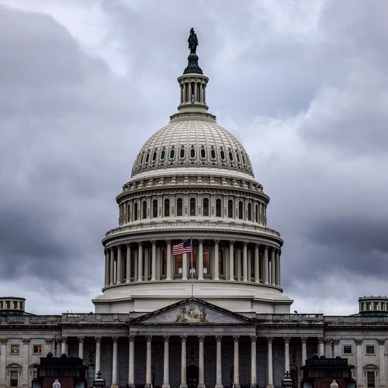 The U.S. Capitol building seen outside