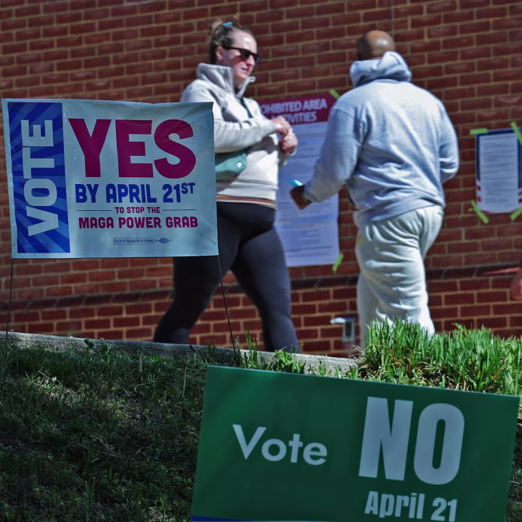 Voters In Virginia Head To The Polls For Redistricting Referendum