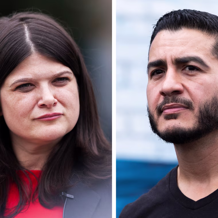 Haley Stevens and Abdul El-Sayed.