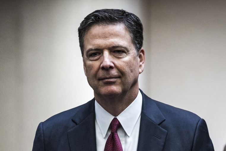 Former FBI Director James Comey testifies before Congress