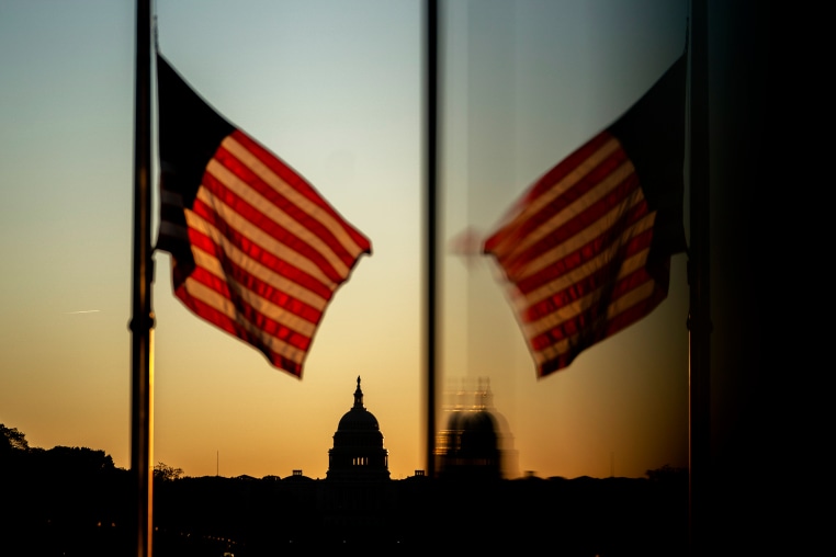 An American flag