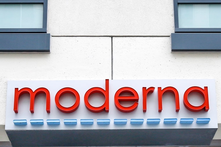 A Moderna building in Cambridge, Mass., on May 18, 2020.