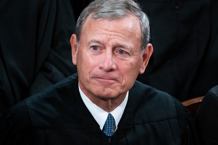 Supreme Court Chief Justice John Roberts attends the State of the Union address