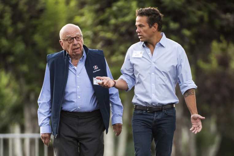 Rupert Murdoch and Lachlan Murdoch