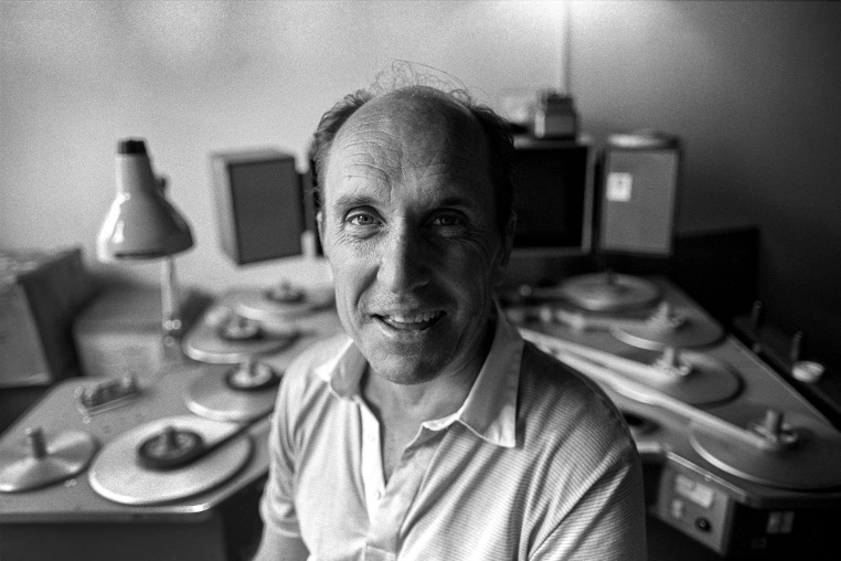 Actor and film director Robert Duvall in a film editing suite in New York July 1981.