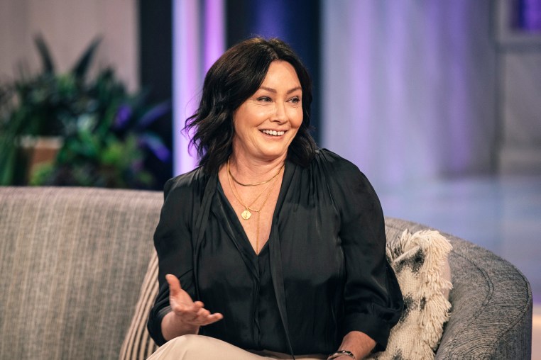 Shannen Doherty on "The Kelly Clarkson Show" in 2021.