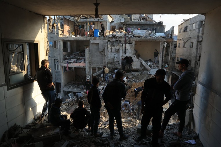 Israel strikes in Rafah, southern Gaza.