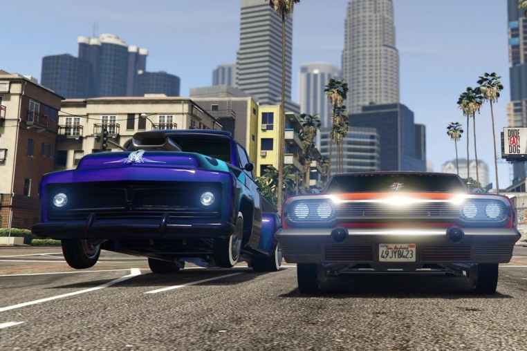 A scene from "Grand Theft Auto V."