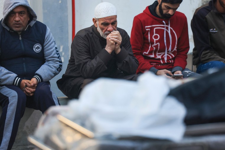 Rafah Gaza Mourners