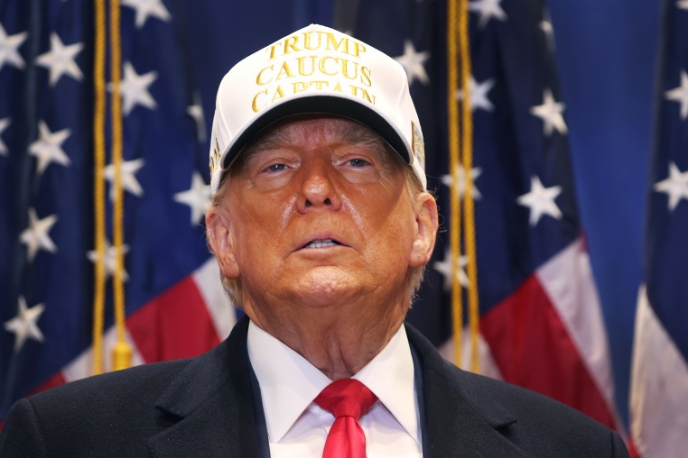 Donald Trump Holds Presidential Campaign Event In Indianola, Iowa