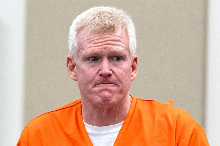 murdaugh in court orange prison clothing