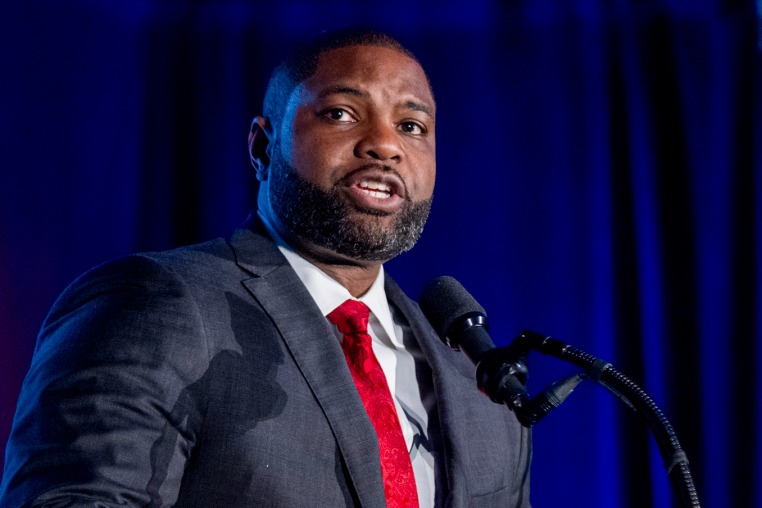 Rep. Byron Donalds, R-Fla., speaks at the Black Conservative Federation's Annual BCF Honors Gala in Columbia, SC., on Feb. 23, 2024.