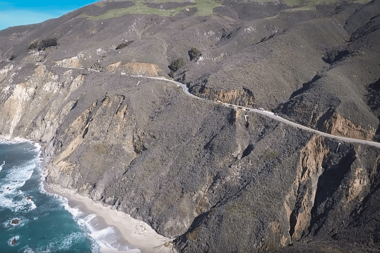 A man was rescued by the California Highway Patrol Coastal Division two days after accidentally driving over the side of a cliff.
