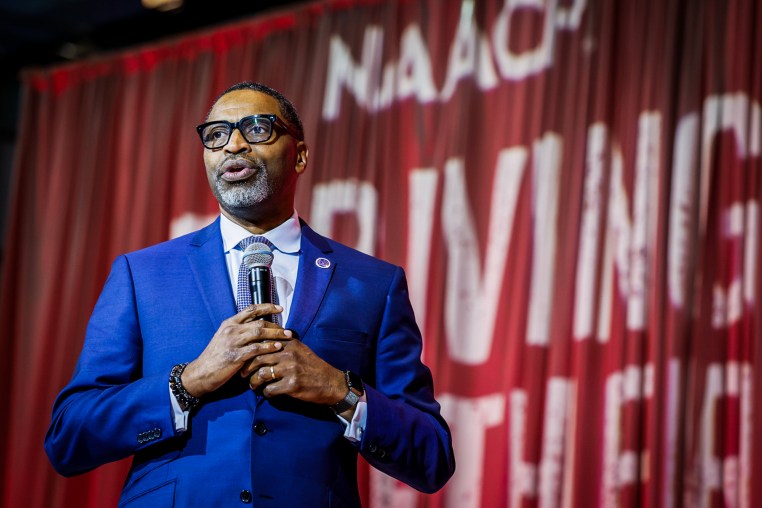 NAACP President Derrick Johnson at the NAACP National Convention in Boston, M.A. on July 28, 2023.
