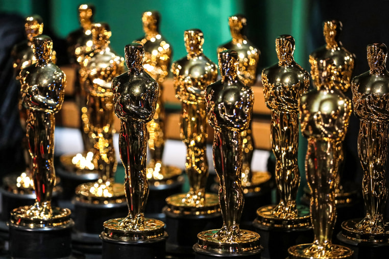Oscar statuettes backstage during the 95th Annual Academy Awards on March 12, 2023 in Hollywood, Calif.