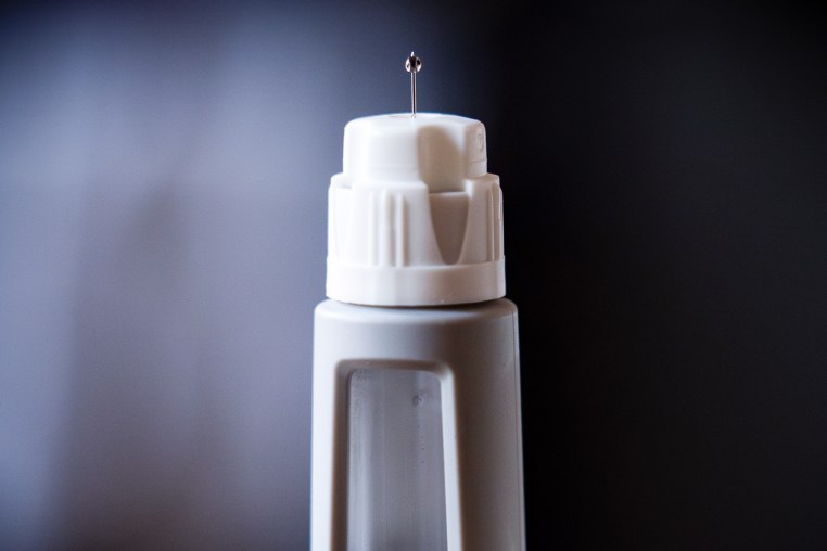 An Ozempic injection pen