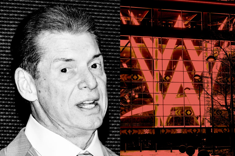 Photo Illustration: Vince McMahon and WWE Headquarters