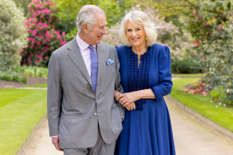 Image: Britain's King Charles III and Queen Camilla 