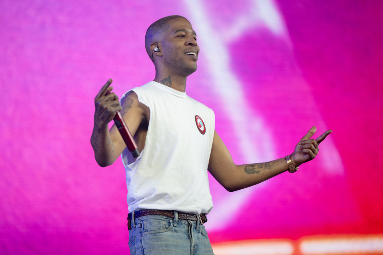 Kid Cudi performs during Day 3 of the Coachella Valley Music & Arts Festival in Indio, Calif.